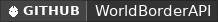 GitHub data badge for Player WorldBorder API