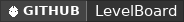 GitHub data badge for LevelBoard - A customizable BattlePass-like board