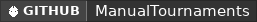 GitHub data badge for Manual Tournaments