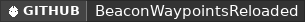 GitHub data badge for Beacon Waypoints Reloaded