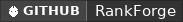 GitHub data badge for RankForge