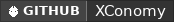 GitHub data badge for XConomy