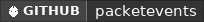 GitHub data badge for PacketEvents API