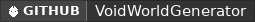 GitHub data badge for VoidWorldGenerator