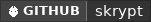 GitHub data badge for skrypt