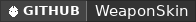 GitHub data badge for WeaponSkin