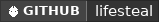 GitHub data badge for LifeSteal