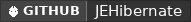 GitHub data badge for JEHibernate