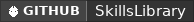 GitHub data badge for SkillsLibrary