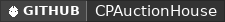 GitHub data badge for CPAuctionHouse