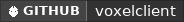 GitHub data badge for VoxelClient