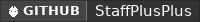 GitHub data badge for Staff++ Discord Integration