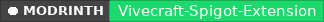 Modrinth data badge for Vivecraft Spigot Extensions
