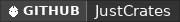 GitHub data badge for JustCrates
