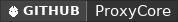 GitHub data badge for ProxyCore