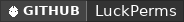 GitHub data badge for LuckPerms