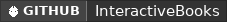 GitHub data badge for InteractiveBooks