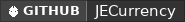 GitHub data badge for JECurrency