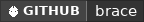 GitHub data badge for Brace - Minecraft Server Website