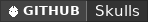 GitHub data badge for Skulls - The Ultimate Head Database