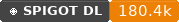 Spigot Downloads badge for Enchants Squared - The EnchantsPlus rewrite! [1.14-1.21.11*]