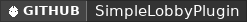 GitHub data badge for SimpleLobbyPlugin