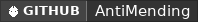 GitHub data badge for AntiMending - Keep your SMP balanced!