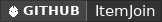 GitHub data badge for ItemJoin