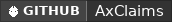 GitHub data badge for AxClaims