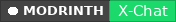 Modrinth data badge for [✨]  X-Chat | Custom chat [1.18.2 - 26.1+]