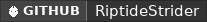 GitHub data badge for RiptideStrider