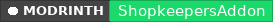 Modrinth data badge for Shopkeepers Addon » Navigation & Economy