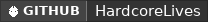GitHub data badge for HardcoreLives