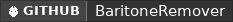 GitHub data badge for BaritoneRemover