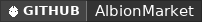 GitHub data badge for AlbionMarket