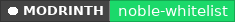 Modrinth data badge for Noble Whitelist