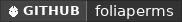 GitHub data badge for FoliaPerm