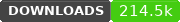 Downloads badge for Custom Blocks Plugin - Executable Blocks
