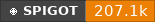 Spigot data badge for UberEnchant