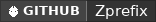 GitHub data badge for zPrefix