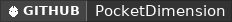 GitHub data badge for Pocket Dimension