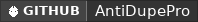 GitHub data badge for AntiDupePro